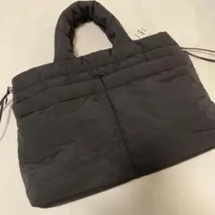 GU パフドローストリングショルダーバッグ
