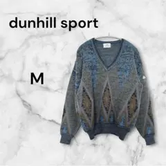 dunhillsport ダンヒル 長袖 ニット セーター ゴルフ ブルー Mのサムネイル