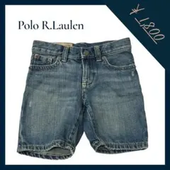 【ラルフローレン】キッズ デニムハーフパンツ 3/3T（約100サイズ）美品