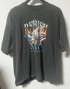 right on ヴィンテージ風　プリント　Tシャツ　メンズ　XL グレーのサムネイル
