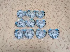 10box 桃源暗鬼 ハート缶バッジ アニメイト 第二弾 ハート型缶バッジ