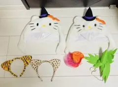 ハローキティ ハロウィン 仮装グッズ まとめ売り 帽子 カチューシャ 6点セット