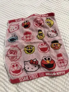 ハローキティ セサミストリート コラボ ミニタオル ハンカチ