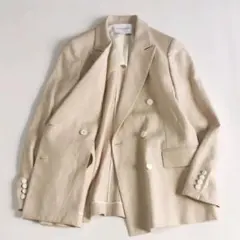 近年【美品✨】ユナイテッドアローズ テーラードジャケット ダブル リネン 38