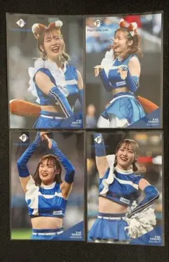ファイターズガール2023　ハイライトフォト　讃岐花笑さん②　4枚セット