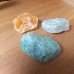 天然石 原石 3点セット