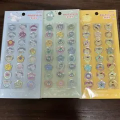 サンスター文具　おはじきふうシール　ポムポムプリン　ハンギョドン　シナモロール