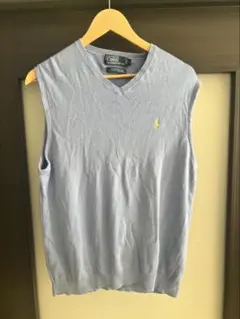 POLO ポロラルフローレン ニット ベスト コットン L