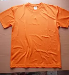 マラソン大会で一度　着用オレンジ Tシャツ 島根県倫理法人会
