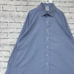 ブルックスブラザーズ長袖シャツ！ブルーL 0319