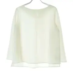 OPAQUE.CLIP バックタックフレアブラウス