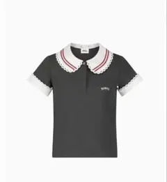 新品未使用 Bibiy. POSEY COLLAR TOP グレー ポロシャツ - メルカリ