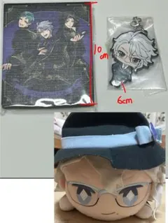 ツイステ アズール ストラップ ぬいぐるみ