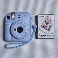 instax mini 12 パステルブルー チェキカメラ フィルム