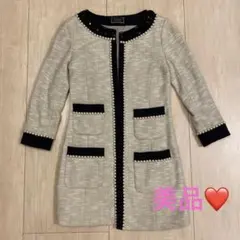 ダイアグラム⭐️Diagram GRACE CONTINENTAL コート　パール