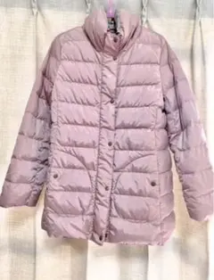 ダウンコート　ダウンジャケット　ピンク　ベージュ　リバーシブル　新品未使用