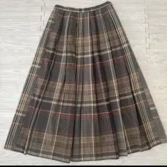 URBAN RESEARCH DOORS チェック プリーツスカート