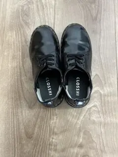 GW値引き！CLOSHI ブラック フォーマルシューズ