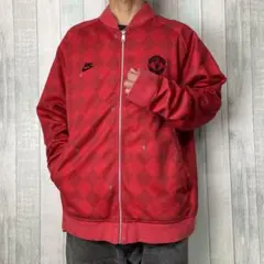 ナイキ　トラックジャケット　マンチェスターユナイテッド　ジップアップ　XL