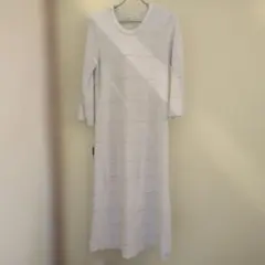 ジェラートピケ　ロングワンピース　もこもこ　パジャマ　ルームウェア