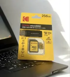 KODAK microSDXC 256GB SDカード、USBアダプター付き