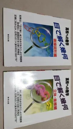 目で解く幾何 直線図形編 立体・座標編　2冊セット