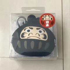 ダルマデザイン コインケース ブラック　POCHIBI DARUMA