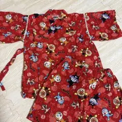 アンパンマン ベビー甚平 赤 95cm