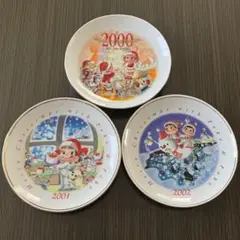 不二家ペコちゃんクリスマスプレート3枚セット 未使用★超メルカリ市価格★残り1点のサムネイル