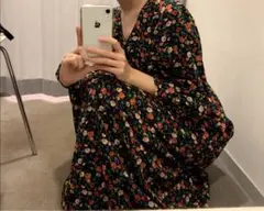 ESTNATION>花柄ワンピース