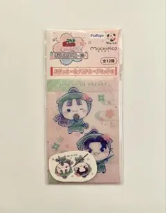 忍たま乱太郎　フリューくじ　ステッカー&クリアカード　潮江・立花