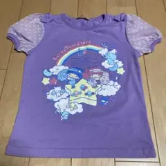 130 紫色　キキララ　Tシャツ