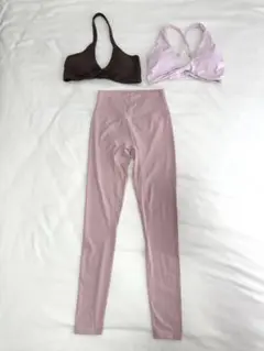 【美品新品」可愛いおしゃれヨガウェア3点セット ♡ Sサイズ