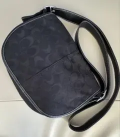 COACH シグネチャー ワンショルダーバッグ Y2K 平成 ギャル 黒 - メルカリ