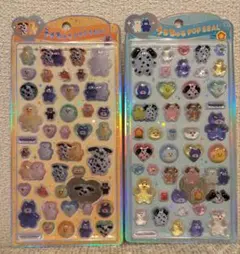 mojojojo うるちゅるポップシール 2枚セット モジョジョジョ クラックス