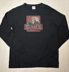 XLARGE ブラック 長袖Tシャツ【L】