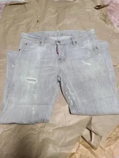 Dsquared2 ダメージ デニム グレー