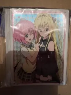 ToLOVEる　ヤミ、ララ、古手川　スリーブ Amazon.co.jp: ミッドナイトブルー スタンダードサイズ カード