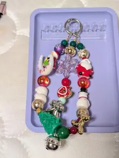 ハンドメイド ストラップ アクセサリー クリスマス
