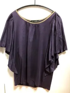 Green  Label Relaxing 袖フリルカットソー　日本製