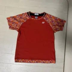 YONEX ラグランスリーブ Tシャツ L 赤/オレンジ