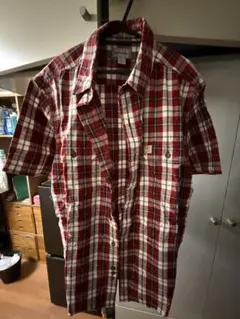 Carhartt 半袖チェックシャツ Lサイズ