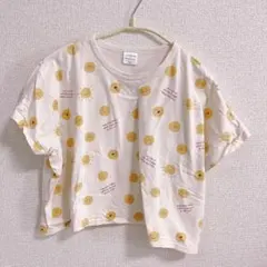 futafuta キッズTシャツ 120cm スマイル柄