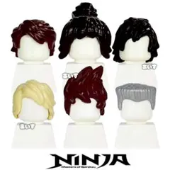 レゴ互換 髪 ヘア パーツ セット ニンジャゴー