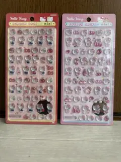 【正規品】ハローキティ BONBON DROP mini シール 2枚セット