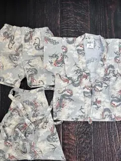 ドラゴン柄 甚平セット 90cm、男の子