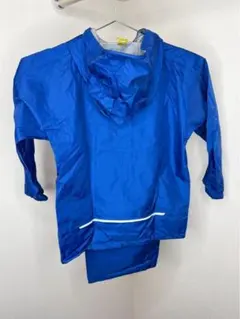 mont-bell モンベル キッズ レインウェア 120cm 上下セット 青