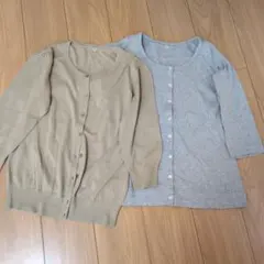 UNIQLO　七分袖カーディガン 2枚セット　XL