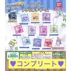 【コンプリート】ゴールデンカムイ×サンリオキャラクターズアクリルチャーム全10種