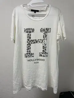 [HOLLYWOOD MADE] レオパード柄 Hロゴ Tシャツのサムネイル